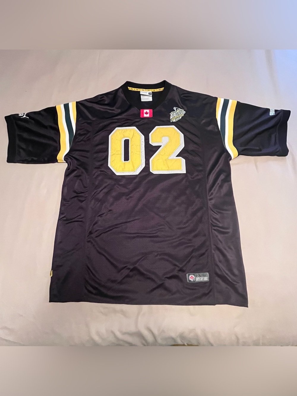 Puma CFL 2002 90th Grey Cup Edmonton Men's Jersey